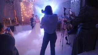 Ресторан Январь Москва свадьба тяжёлый дым на первый танец заказ 89109128898