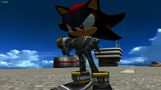 [Dual TAS] Sonic vs Shadow Metal Harbor - Sonic Adventure 2 Battle