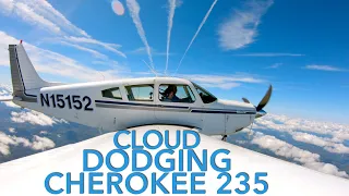 Cloud Dodging Return from Anniversary Trip - Piper Cherokee 235 Private Pilot VLOG