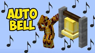 MINECRAFT how to make REPEATING REDSTONE BELL or AUTO BELL (2024)
