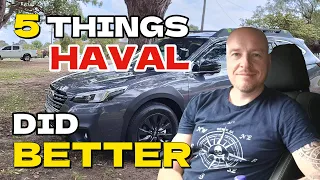 5 THINGS my HAVAL H6 did better than Subaru Outback 2023!
