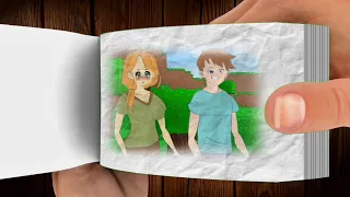 Alex and Steve | Minecraft Anime FlipBook Animation (episode 11)
