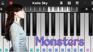 Monsters • Katie Sky • Easy Piano Tutorial