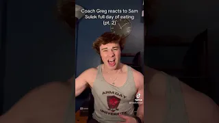 Coach Greg reacts to Sam Sulek full day of eating (pt. 2)