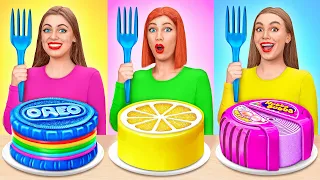 Cake Decorating Challenge | Eating Only Sweet 24 Hours by Multi DO Challenge