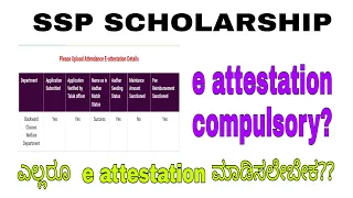 SSP SCHOLARSHIP DEPARTMENT UPDATE | E ATTESTATION COMPULSORY? |SSP|students solution