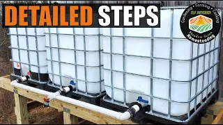 Collect AND store | DIY Rainwater harvesting system