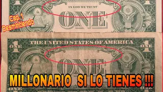 1 MILLON DE DOLARES POR BILLETE ATEO ...dicen que si lo encuentras eres millonario 🤑 🤣🤣