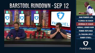 Barstool Rundown - September 12