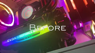 RTX 3080 PC Build With 12th Gen i9 12900k Before And After Power Supply Noise