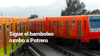 ¡No ha mejorado! | Tramo rumbo a estación Potrero en el Metro CDMX sigue con bamboleo