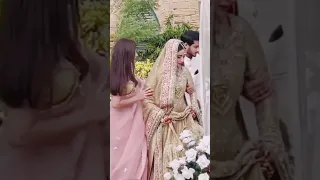 Saboor Aly entry with Sajal Aly on her Nikkah 🥺❤️❤️ #sabooraly #sajalaly