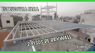 ¿Se puede hacer una CASA de Dos PISOS en DRYWALL? QUE TIPO DE ESTRUCTURAS SE PUEDEN USAR?