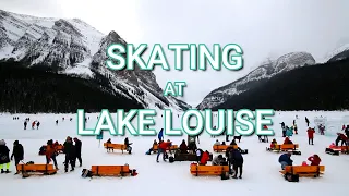 Ice Skating at Lake Louise I Banff National Park 2021