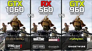 GTX 1060 vs GTX 960 vs RX 560 | Test In 10 Games