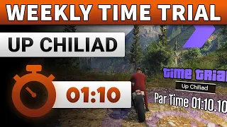 GTA 5 Time Trial This Week Up Chiliad | GTA ONLINE WEEKLY TIME TRIAL Up Chiliad (01:10)