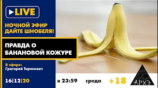 Ночной АРХЭфир "Правда о банановой кожуре" в рамках рубрики "Дайте Шнобеля!" 18+