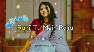 Rani Tu Mein Raja Slowed + Reverb Lo-fi Song #trending 👸💕🥰