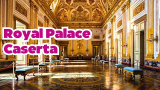 [4k] Royal Palace of Caserta The biggest royal palace in the world | Naples , Italy ( museums )