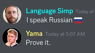 Can Language Simp ACTUALLY Speak Russian?