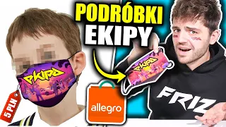 Testuje PODRÓBKI GADŻETÓW EKIPY z ALLEGRO! *szkodliwa maseczka*