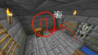 minecraft secret room in igloo