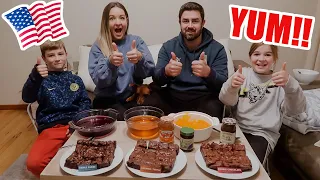 New Zealand Family Tries American Homemade Snacks sent in by Subscriber from California!!