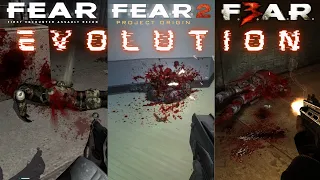Evolution of F.E.A.R. games (2005-2011) | F.E.A.R vs F.E.A.R. 2 vs F.E.A.R. 3 Comparison [PC, 4K]