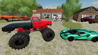 Buying Abandoned Car Dealership full of old rare cars | Farming Simulator 22