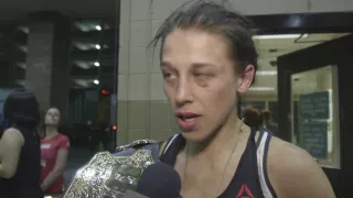 The Ultimate Fighter Finale: Joanna Jedrzejczyk Backstage Interview