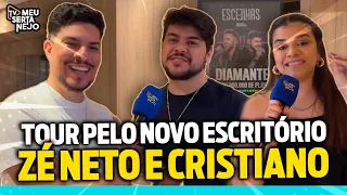 TOUR no novo ESCRITORIO DE ZÉ NETO E CRISTIANO - Tv Meu Sertanejo Visita!