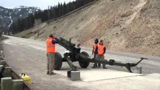 WYDOT tests new M101 Howitzer