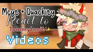 Mcyt + Quackity react to TommyInnit videos || gacha || mcyt+quackity || dsmp || gcrv || ft mumza :DD