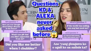 BE AMAZED AS KD ESTRADA AND ALEXA ILACAD ANSWER QUESTIONS THEY HAVE NEVER BEEN ASKED BEFORE | KDLEX