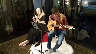 Love of my Life - Queen - Rebecca Louise Burch & James Fernando Acoustic Cover