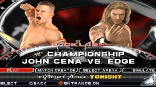 John Cena vs Edge for the Championship Title in SVR 2011! Who will emerge victorious?"