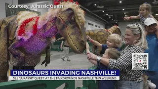 See Jurassic Quest at the Fairgrounds Nashville this weekend