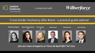 Cross-border insolvency after Brexit - a practical guide webinar