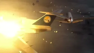 2002 überlingen mid air collision crash animation + CVR