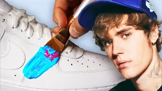 I Made Justin Bieber Custom Shoes!