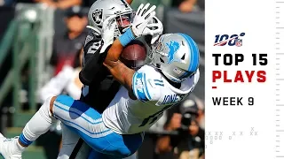 Top 15 Plays from Week 9 | NFL 2019 Highlights