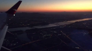 20 Second Korea: Sunrise Over Seoul From Airplane