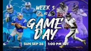 Madden NFL 22- Week 3 Baltimore Ravens vs Detroit Lions  Simulation Gameplay! [ PS5 4K HDR ]