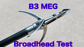 B3 EXOSKELETAL MEG Broadhead Test