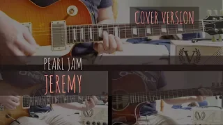 PEARL JAM - "Jeremy" Full Guitar Cover (Stone and Mike Parts)