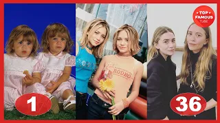 Olsen Twins Transformation ⭐ From 1 To 36 Years Old