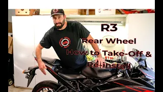 Yamaha R3 - How To Remove The Rear Wheel
