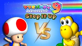 Toad vs Koopa Troopa Step it Up #6 (Very Hard) Mario Party 9 #toad #shorts #Nintendo