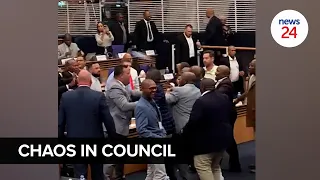 WATCH | Chaos breaks out between DA and ANC during City of Cape Town council sitting
