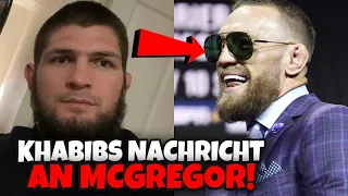 KHABIB sendet Conor McGregor FINALE NACHRICHT vor dem Kampf!